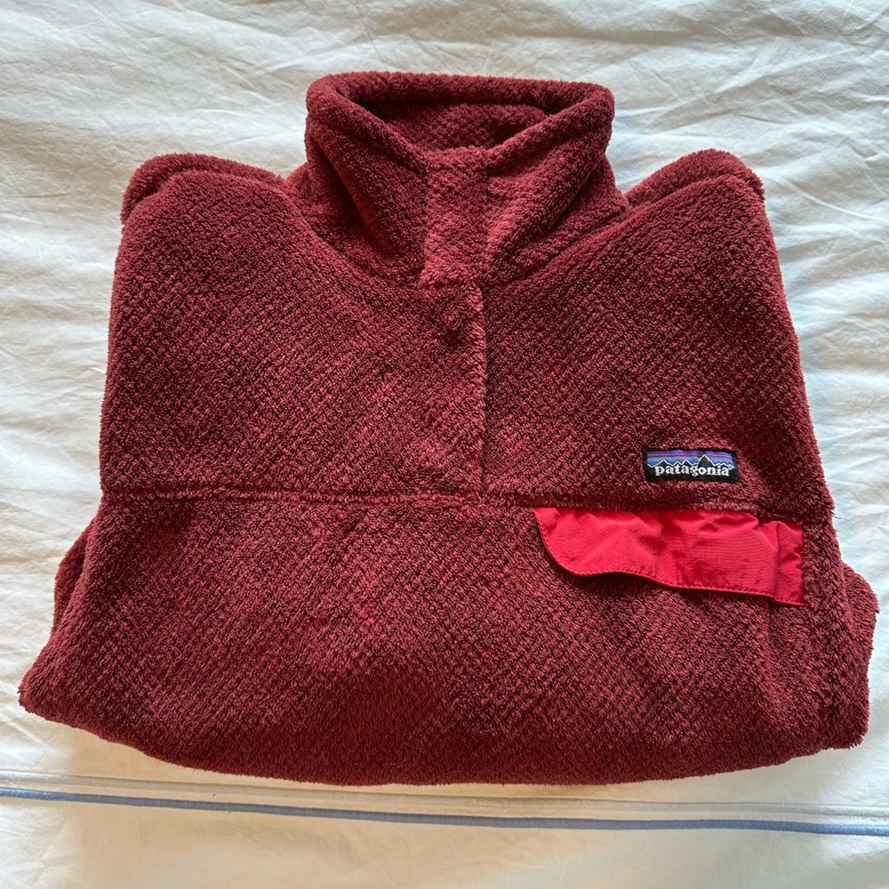Maroon Patagonia Fleece